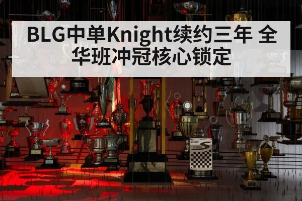 BLG中单Knight续约三年 全华班冲冠核心锁定